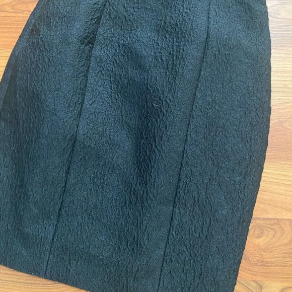 HALSTON HERITAGE new with tags black one shoulder 5% wool dress evening wear 6 - Picture 2 of 7